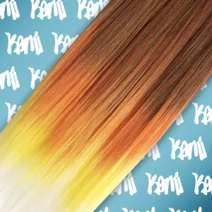 Kanekalon Kami 1B/Red/yellow/white
