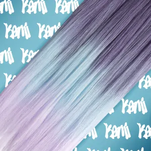 Kanekalon Kami Purple/Mint/Lavender(72cm/85g)