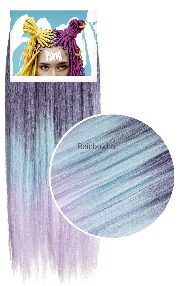 Kanekalon Kami Purple/Mint/Lavender(72cm/300g)